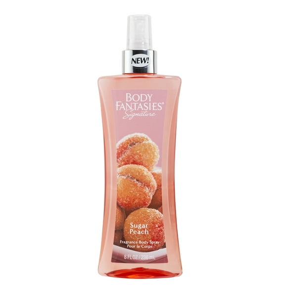 Body Fantasies Sugar Peach Body Spray, 8 fl.oz.