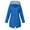 Blue, variant on Womens Coats Outerwear Winter Women Solid Rain Jacket Outdoor Hooded Raincoat Windproof Top