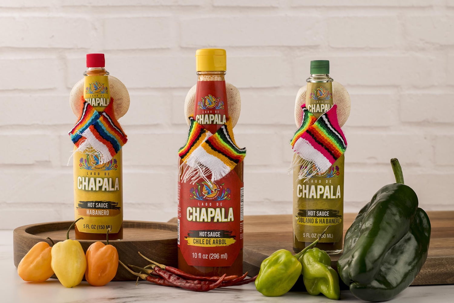 Lago De Chapala Poblano & Habanero Hot Sauce Mild 1-Count 5 oz