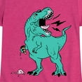 thumbnail image 3 of Instant Message - Trex Ice Cream - Toddler & Youth Girls Short Sleeve Graphic T-Shirt, 3 of 6