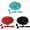 Black+Red+Blue, variant on Elastic No Tie Shoelaces 3-Pack - Tieless Stretch Laces for Athletic Sneakers, Quick Lock Slip-On Strings