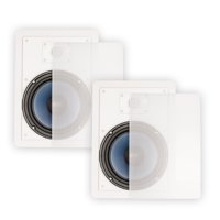Blue Octave LW82 In Wall 8" Speakers Home Theater Surround Sound 2-Way Speaker Pair