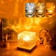 thumbnail image 1 of ¡Rebaja Especial!, Lámpara de noche pequeña con forma de onda de agua giratoria, lámpara de llama para mesita de noche, regalo romántico, lámpara de proyección de estrellas Akmoler, 1 of 9
