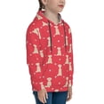 thumbnail image 3 of Lsque Labrador Retriever Dog Patten Youth Hoodie Sweatshirt Pullover with Kangaroo Pocket Boys and Girls Hoodie Warm Hoodie for Kids-Small, 3 of 6