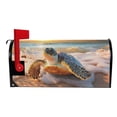 thumbnail image 3 of Tortoise Turtle on Beach Mailbox Covers Magnetic Post Box Cover Wraps Standard Size 21"x18" Waterproof Home Garden Yard Outside Decor, 3 of 9