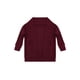 thumbnail image 1 of Suéter de punto para niña pequeña, cárdigan de manga larga, abrigos delanteros abiertos, Otoño Invierno, chaqueta larga sólida para niños XBTCLXEBCO 5-6 años, Rojo, 1 of 6
