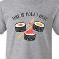 thumbnail image 4 of Inktastic Kawaii How I Roll Sushi Youth T-Shirt, 4 of 5