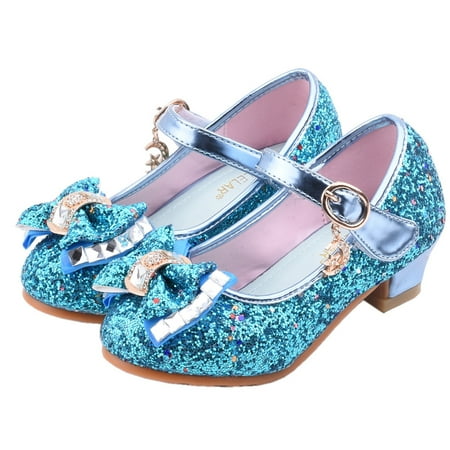 

Saving Clearance! Kukoosong Toddler Sandals Infant Kids Baby Girls Sandals Pearl Crystal Bling Bowknot Single Princess Shoes Sandals Blue 36