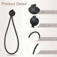thumbnail image 3 of Cuerdas elásticas de 6 pulgadas con bolas, 60 piezas de cuerdas elásticas con bolas para sujetar lonas para tiendas (negro), 3 of 7