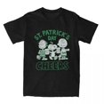 thumbnail image 1 of Camiseta vintage de Snoopy, San Patricio, Charlie Brown, Cheers para hombre, camisetas de cuello redondo versátiles, camisetas unisex encantadoras de algodón puro, 1 of 4