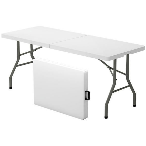 axGear Foldable Table Heavy Duty Indoor Outodoor Picnic Camping Dining Work Desk 6Ft