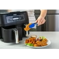 thumbnail image 4 of Restored Ninja DZ100 Foodi® 4-in-1, 8-Qt., 2-Basket Air Fryer with DualZone™ Technology (Black) (Refurbished), 4 of 12