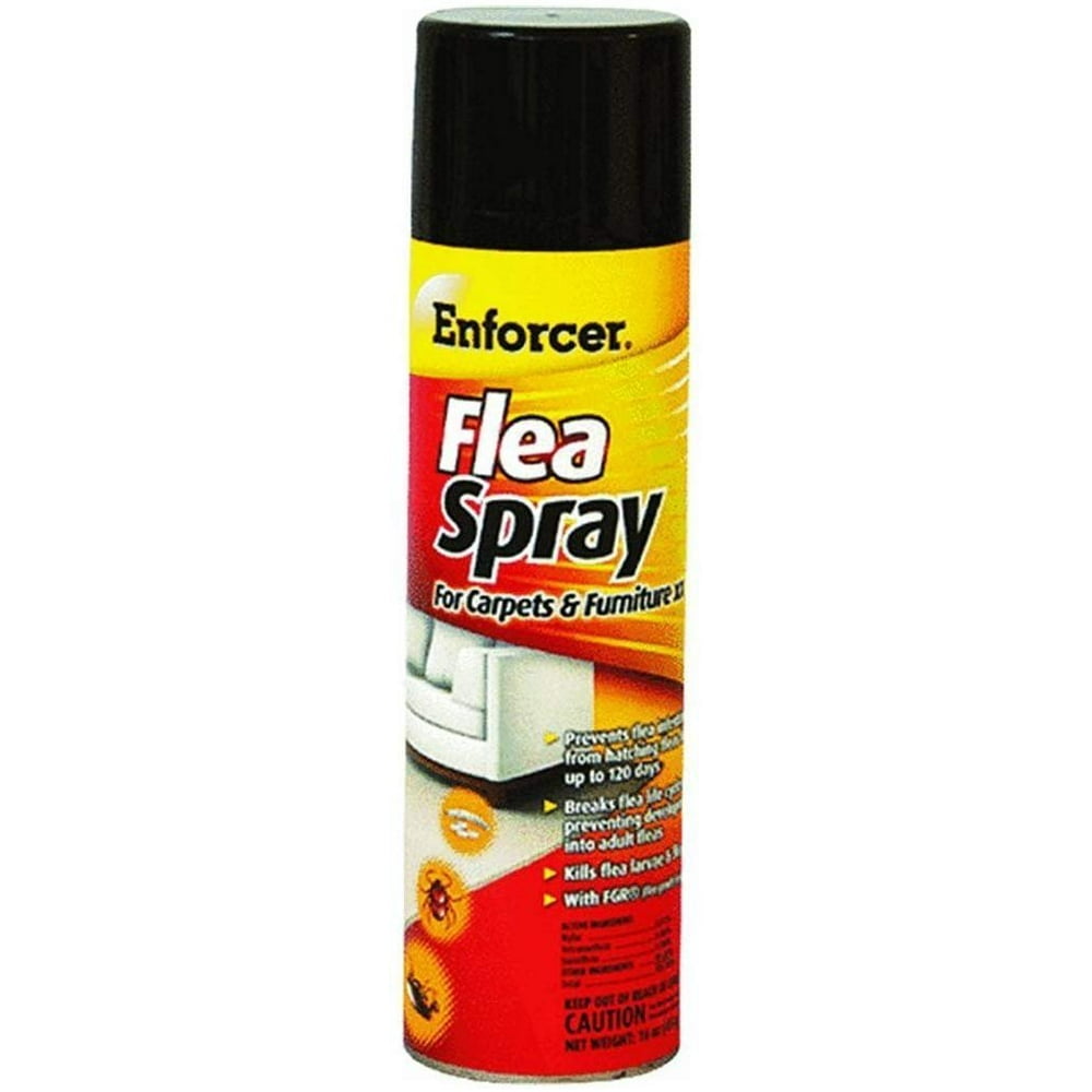 Zep Enforcer Flea Spray for Carpets and Furniture 14 oz. Pack of 2