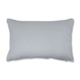 thumbnail image 2 of 18.5" Blue and Green Snowflakes Rectangular Throw Pillow, 2 of 2