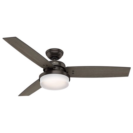 Hunter 52 Sentinel Premier Bronze Ceiling Fan With Led Light Kit Hunter 52 Sentinel Premier Bronze Ceiling Fan With Led Light Kit And Remote Control