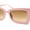 Pink - Brown, variant on Womens Narrow Rectangle Square Cat Eye Mod Plastic Sunglasses Tortoise - Brown