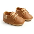 thumbnail image 6 of Gyratedream 0-18M Baby Boy Girl Sneakers Leather Soft Crib Anti-slip First Walkers Shoes, 6 of 6