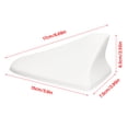 thumbnail image 2 of Xirurus Car Shark Fin Antenna Cover Roof Aerial Base Replacement for Kia Optima 2014-2020, Hyundai Elantra Sonata, Genesis G80 Coupe, Universal Auto Exterior Trim Roof Signal Receiver White, 2 of 9