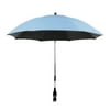 Pram Sun Shade Umbrella Protection Stroller Sun Shade for Wheelchair Blue