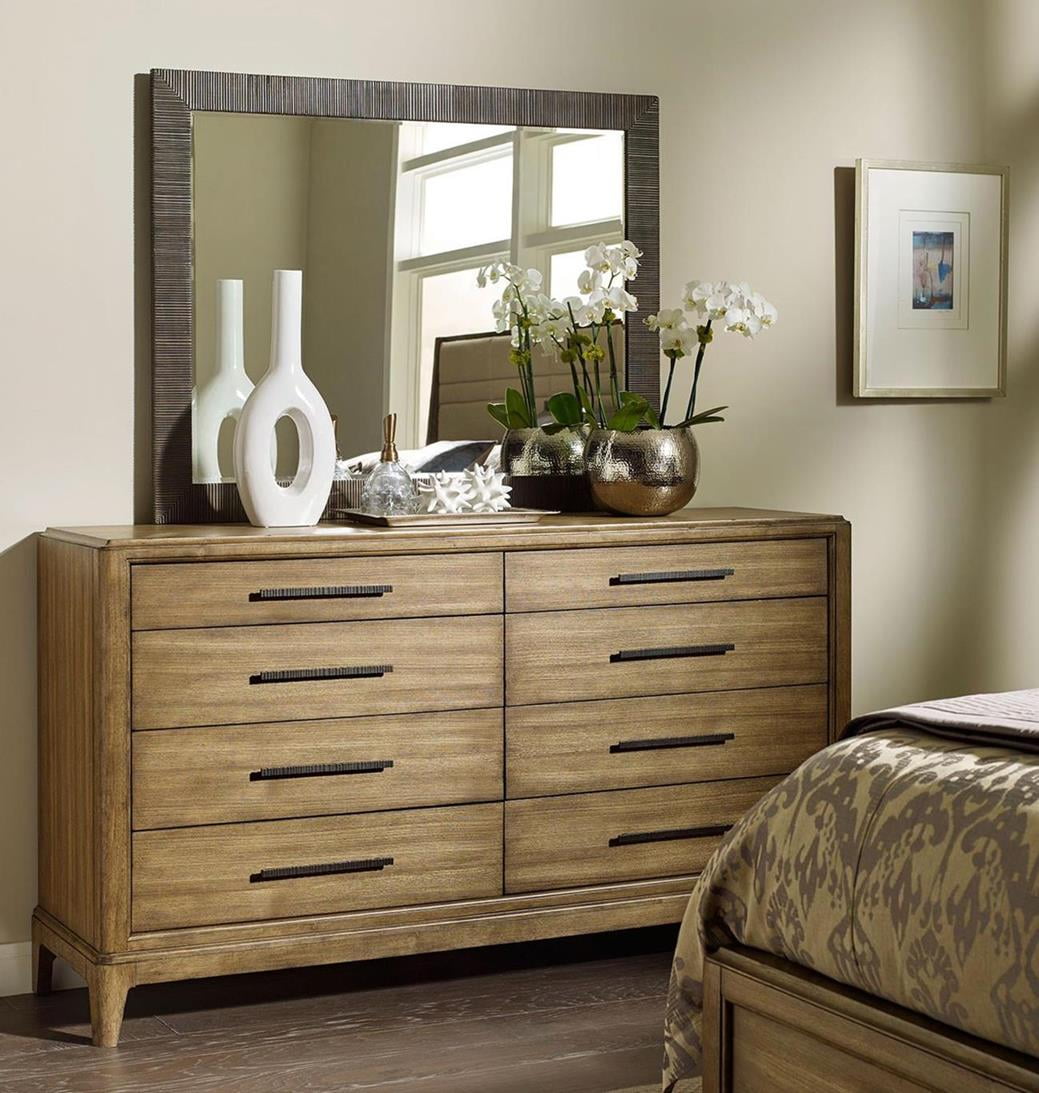 American Drew Evoke 8 Drawer Dresser w/Mirror (Dresser & Mirror)