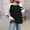 Black, variant on Only Moment Black Womens Long Sleeve Shirt Womens Sweaters Crew Neck Fall Outfits T Shirts Tunic Tops Fashion Clothing S