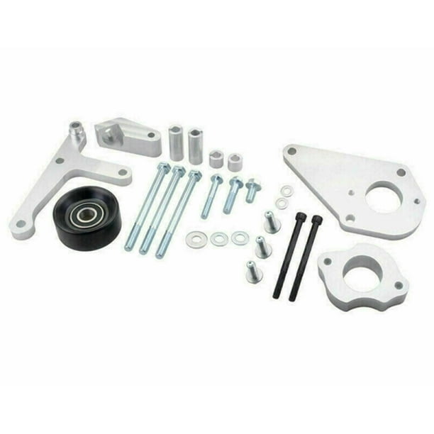 Jack Spania Racing Low Mount Alternator Power Steering Pump Brackets For LS1 Camaro LSX LS6 LS