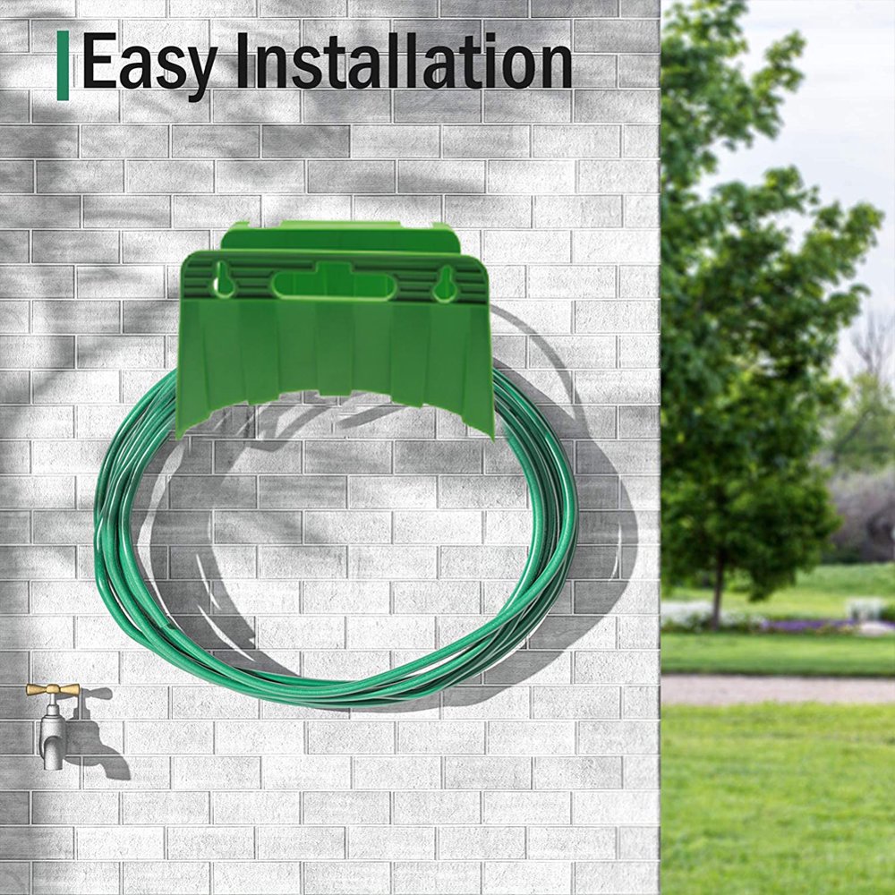 Yirtree Garden Hose Holder Water Hose Holder Wall Mount Hose Hanger
