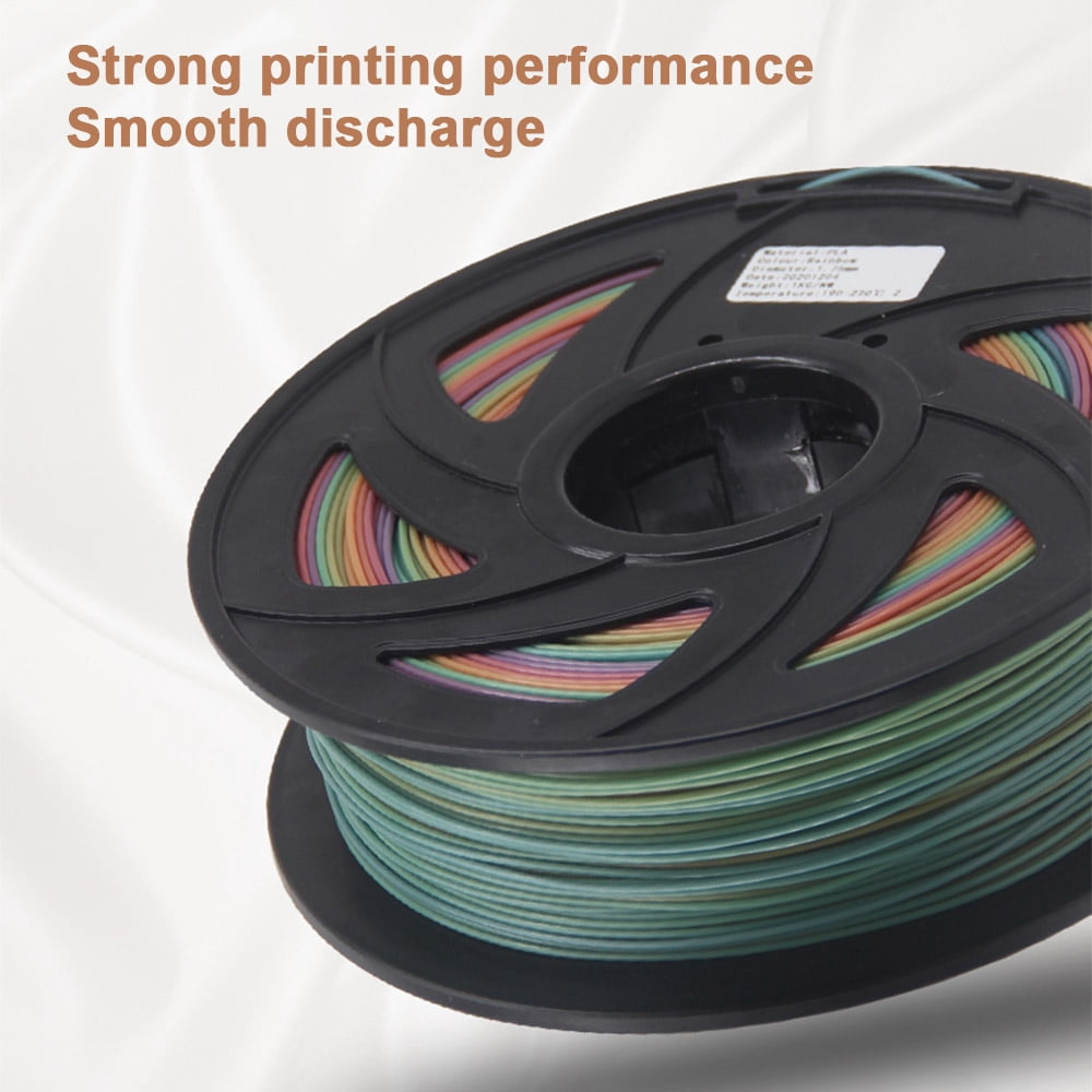 Colorful PLA Filament 3D Printing 1Kg 1.75mm for FDM Printers