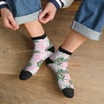 thumbnail image 3 of Pofeuu Lilies Flowers Print 30cm Socks, Adult Running Hiking Socks for Youth and Adult, 3 of 7