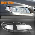thumbnail image 4 of Applicable to Left+Right Compatible For Volvo S80 S80L 2008-2015 Car Headlight Lens Cover Front Head Light Lamp Lampshade Lamp Shell Cover Clear, 4 of 6