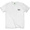 thumbnail image 1 of The Beatles - Camiseta Logotipo Drop T para Adultos Unisex (Blanco), 1 of 2