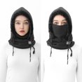 thumbnail image 4 of Máscara de esquí Balaclava GXCROR con aislamiento de felpa para hombres y mujeres, 4 of 7