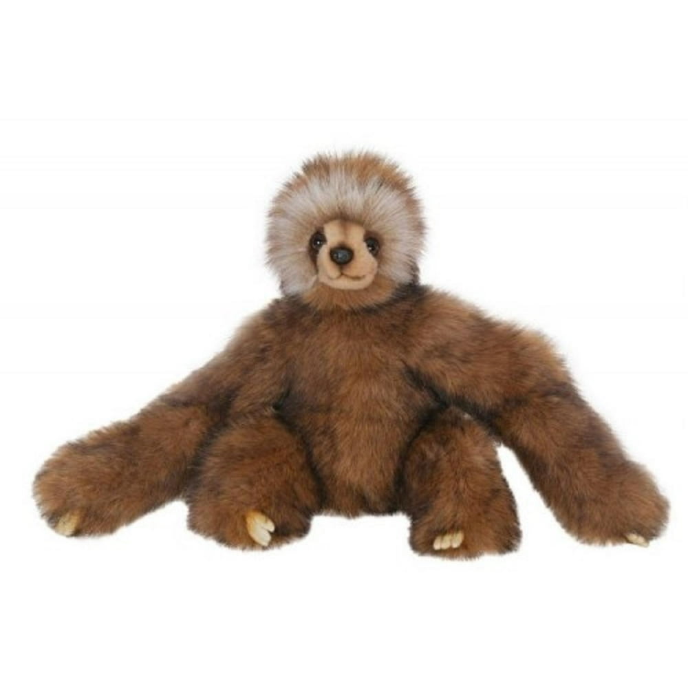Pack of 2 Life-like Handcrafted Extra Soft Plush Young 3 Toed Sloth Stuffed Animals 9.75
