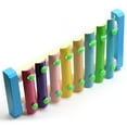 thumbnail image 4 of Hand Knock Piano Colorful Wooden Music Instrument Montessori Toy (Rainbow), 4 of 7