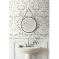 thumbnail image 5 of NextWall Ivory & Grey Honeysuckle Trail Peel and Stick Wallpaper, 5 of 8