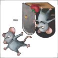 thumbnail image 3 of Combinación de dibujos animados bonitos, clase, pequeño agujero para ratón, palo, señal de tráfico, agujero, decoración de pared del hogar, pegatina de pared ER, 3 of 5