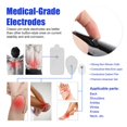 thumbnail image 5 of 24 modos Tens eléctricos Relax Estimulador muscular Ems Acupuntura Masaje corporal Terapia digital Máquina de adelgazamiento Electroestimulador kaili Sencillez, 5 of 5