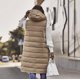 thumbnail image 5 of Chaquetas para mujer Chaleco acolchado de longitud media con capucha de color sólido Chaqueta de bolsillo sin mangas Odeerbi ODB-3, 5 of 7