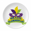 Rio Brazil Carnival Head Plate Decorative Porcelain Salver Tableware Dinner Dish