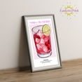 thumbnail image 4 of Eastern Print Vodka Cranberry Cocktail Poster Art, Bar Cart Liquor Poster, Bar Art, Drinks Art Home Decor For Bar, Pub, Kitchen, Club, Cocktail Prints, Bar Posters (UNFRAMED) 8x12, 8x12, 4 of 4