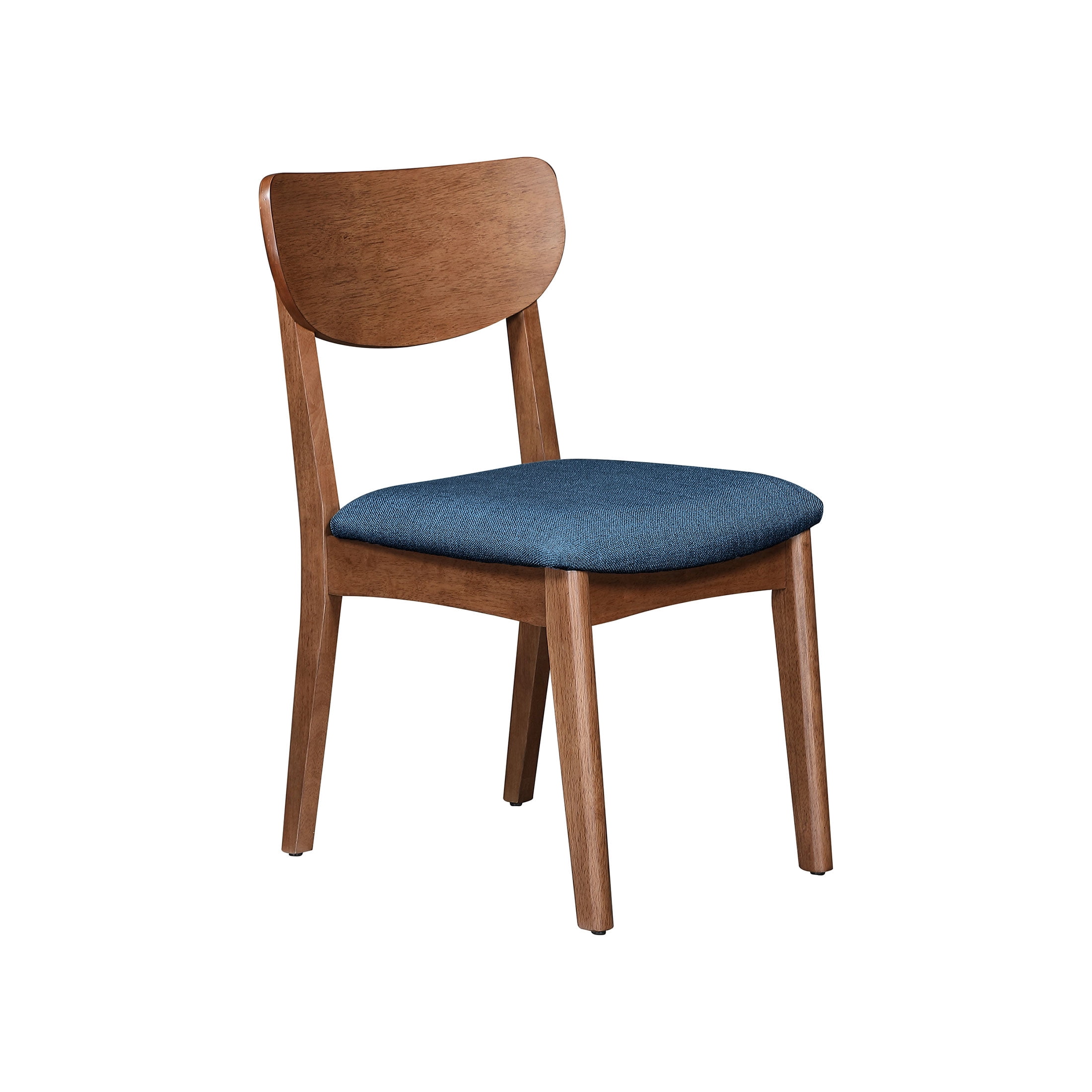 Better Homes & Gardens Greyson Dining Chairs, Blue Fabric Seat, Set of 2