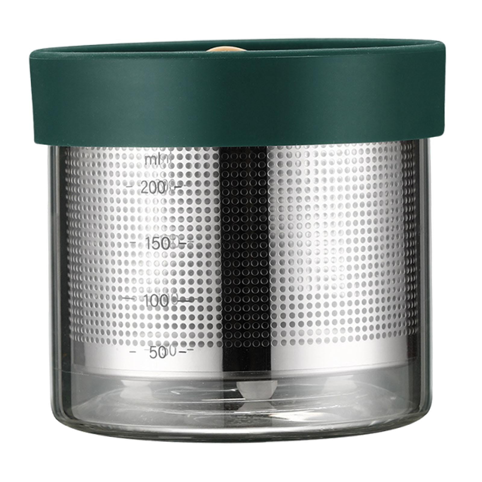 Milageto Jewelry Cleaning Jar Gemstone Cleaning Glass Jar for Beads Rings Watch Parts