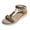 Beige, variant on Mostsola Boho Espadrilles for Women Open Toe Wedge Sandals Rhinestone Beaded Slingback Sandals