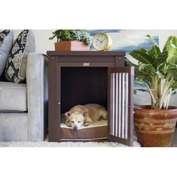 ECOFLEX Dog Crate End Table, Russet, Small, 24"L
