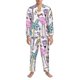 thumbnail image 3 of Balery Summer with Flamingo Pijama para Hombre de Dos Piezas con Manga Larga, Conjunto de Dormir y Descanso Suave con Bolsillos-X-Large, 3 of 7