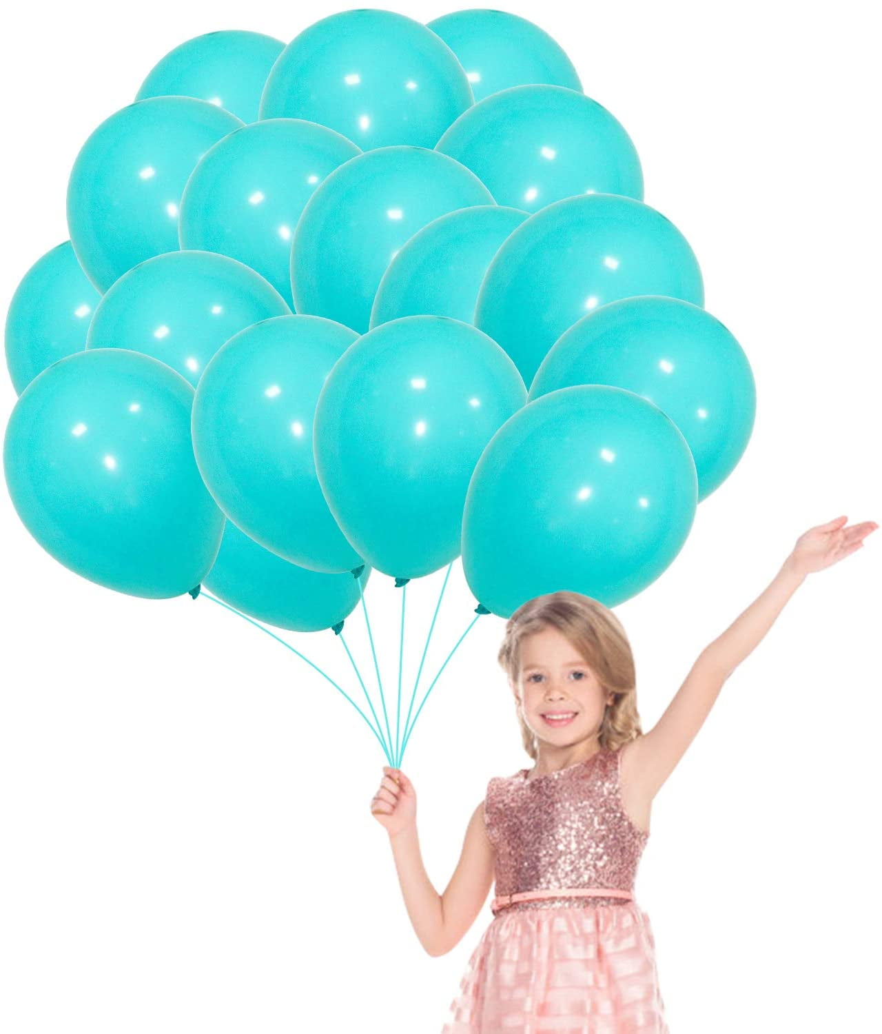 Its a Boy its a girl 100 Latex Balloons Party White Blue Pink Helium Baby Shower 