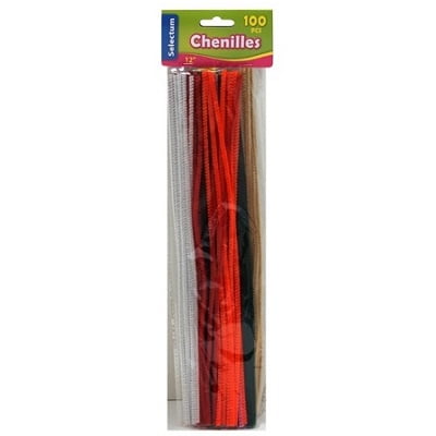 Chenille Stems-12In. Couleurs Assorties, 100/Pack