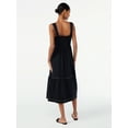 thumbnail image 3 of Scoop Women's Linen Blend Maxi Dress, 3 of 4