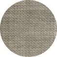 thumbnail image 1 of Ahgly Company Machine Washable Indoor Round Abstract Coffee Brown Area Rugs, 8' Round, 1 of 7