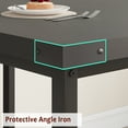 thumbnail image 4 of GloryStar Rectangle Extendable Kitchen Table Set, Includes 2 Upholstered Benches, Perfect for Small Dining Areas, 4 of 8